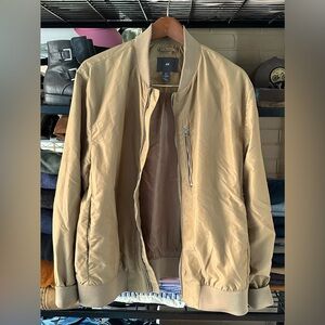 H&M Vinyl Bomber Jacket